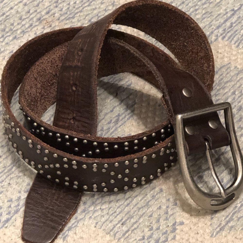AE Leather Studded Belt